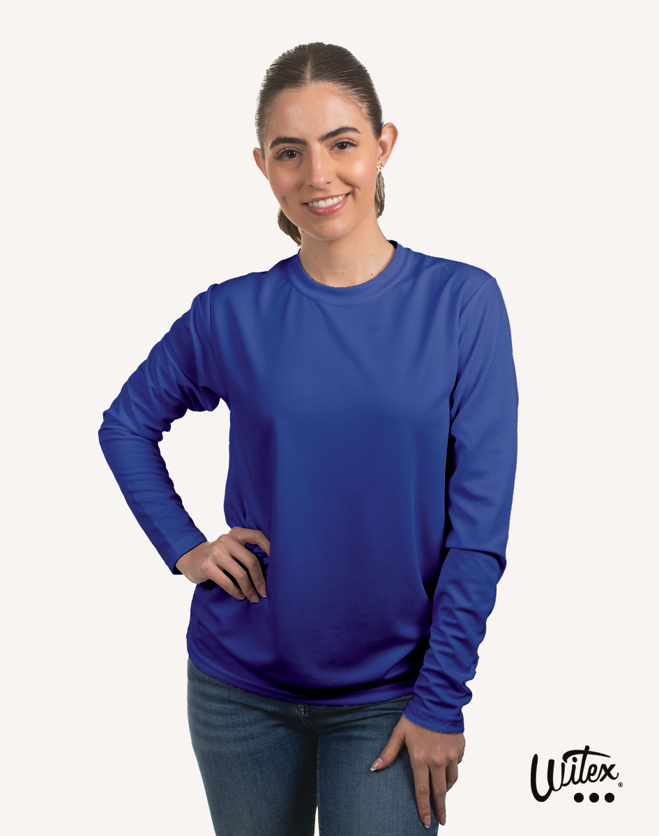 PLAYERA CUELLO REDONDO MANGA LARGA UNISEX | Articulos Promocionales