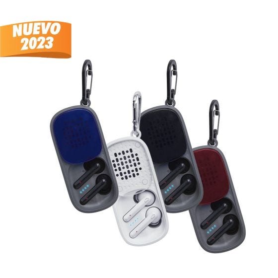 BOCINA CON AUDÍFONOS RIDE | Articulos Promocionales