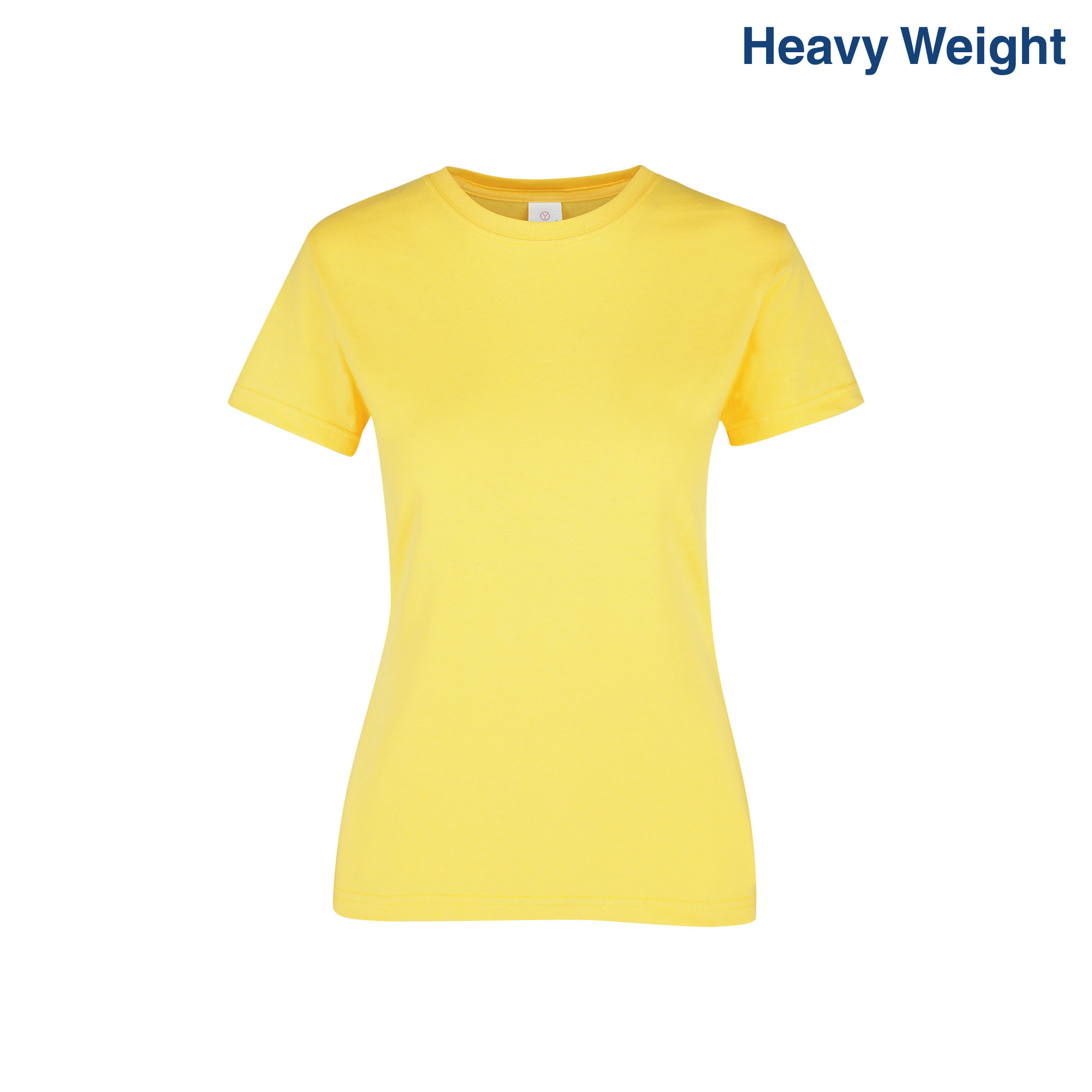 Playera Peso Completo Cuello Redondo Manga Corta Dama A COLOR TALLAS S-XL | Articulos Promocionales