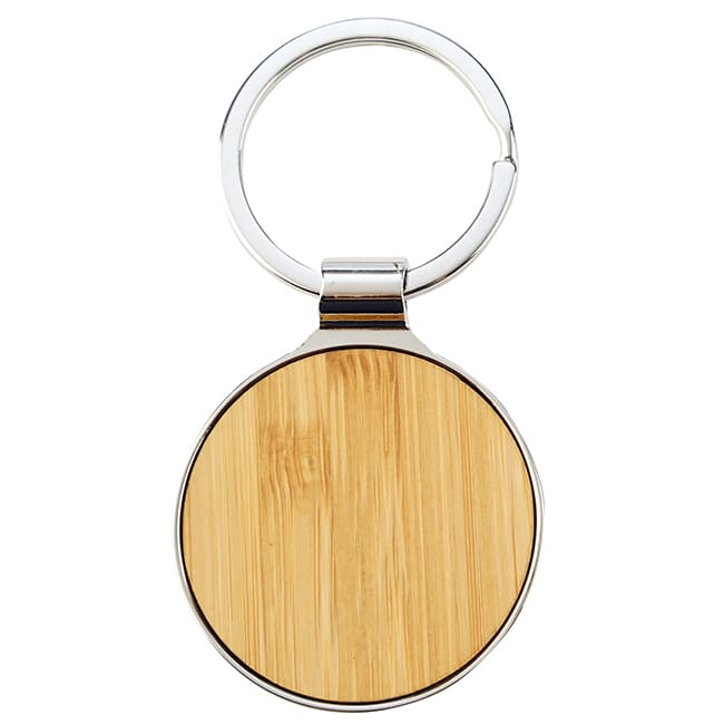 LLAVERO REDONDO BAMBOO | Articulos Promocionales