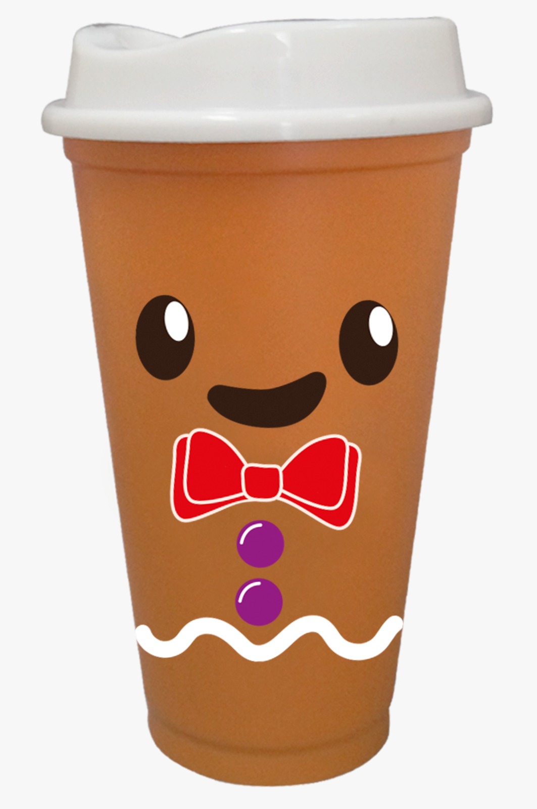 Vaso decorado Navideño (galleta de gengibre) | Articulos Promocionales