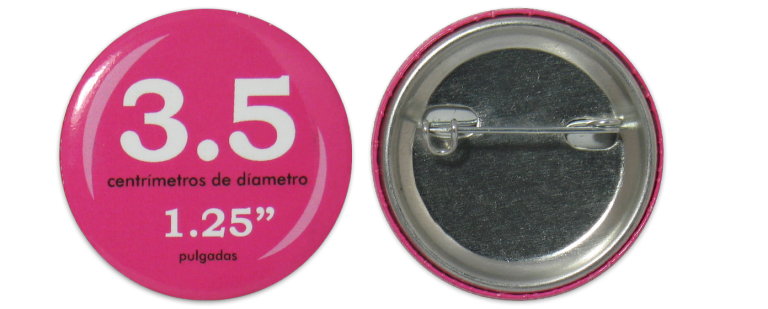 Botón Circular 3.5 cm | Articulos Promocionales