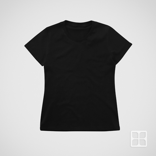 PLAYERA EUROCOTTON CUELLO REDONDO DAMA CON SILUETA | Articulos Promocionales