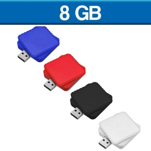 USB GIRATORIA CUADRADA 8GB | Articulos Promocionales