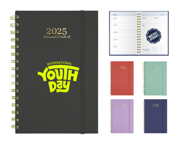AGENDA SEMANAL NOTEBOOK | Articulos Promocionales