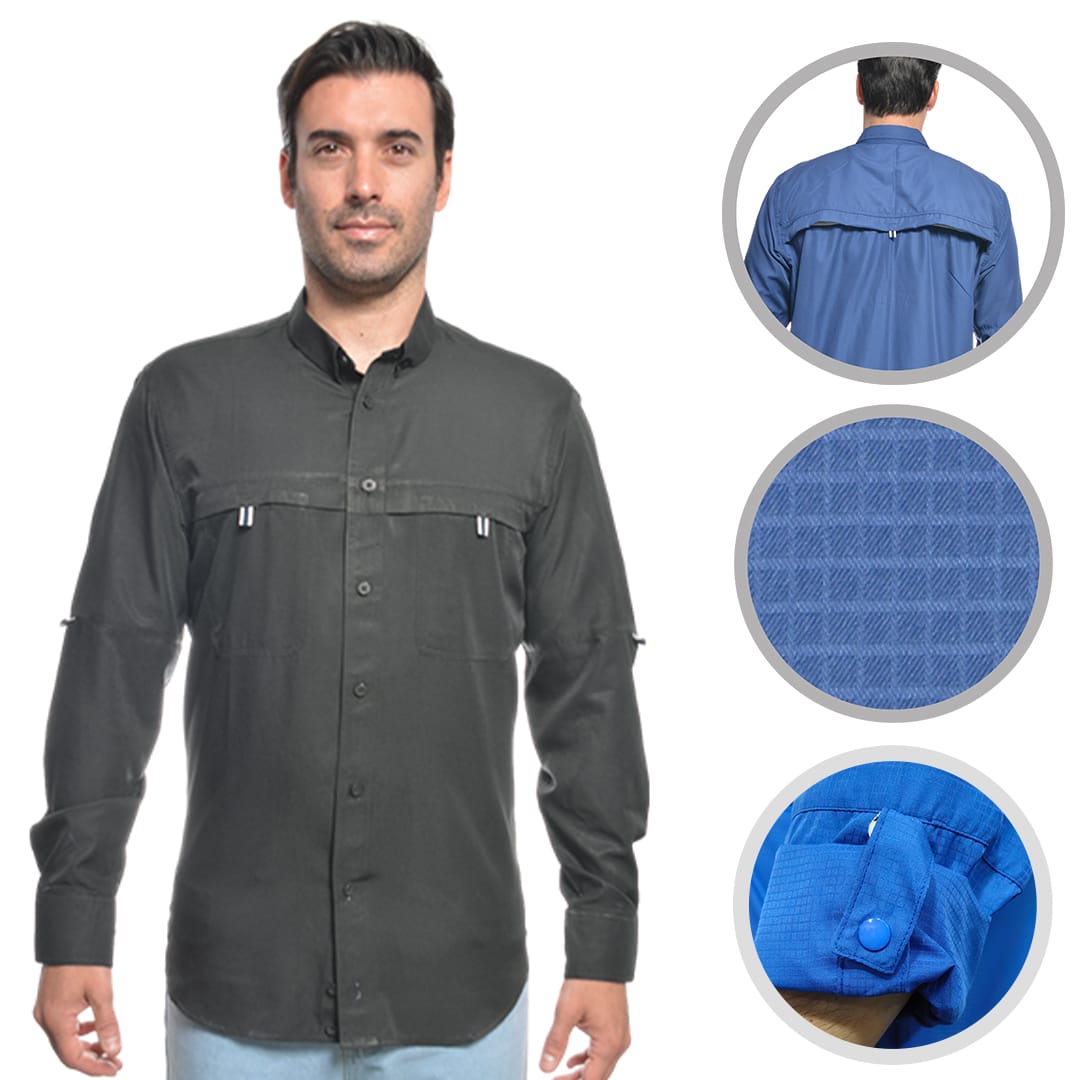 Camisa pescadora tallas extras | Articulos Promocionales
