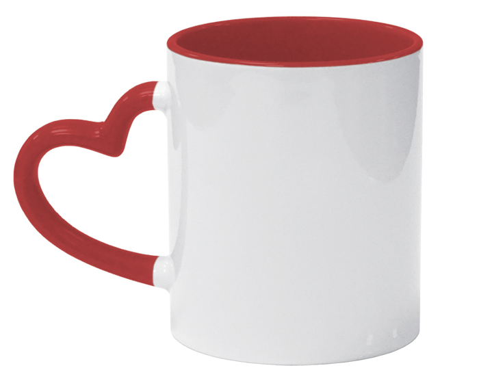 Taza para sublimar ROJA DEAR | Articulos Promocionales