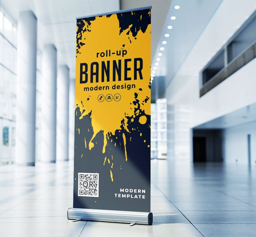 Banner Roll-Up, de aluminio  | Articulos Promocionales