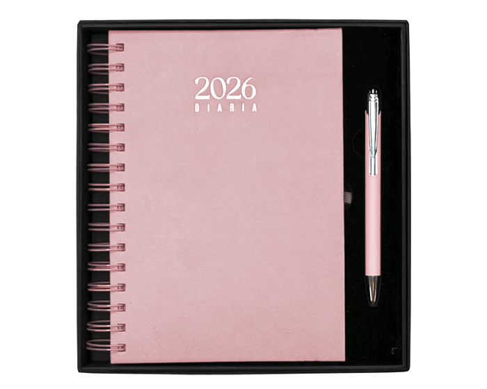 AGENDA DIARIA CON ARILLO 2026 | Articulos Promocionales