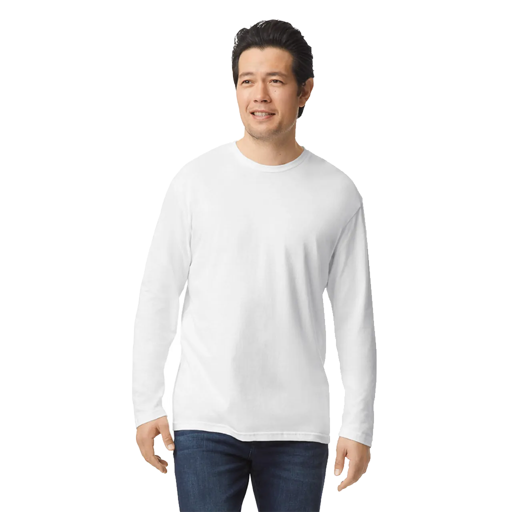  Playera Manga Larga Adulto Blanca S-XL | Articulos Promocionales
