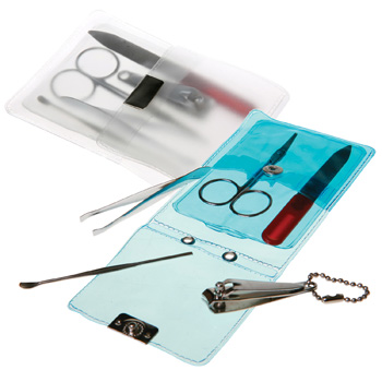 SET MANICURE 5 PIEZAS PVC  " LOREN " | Articulos Promocionales