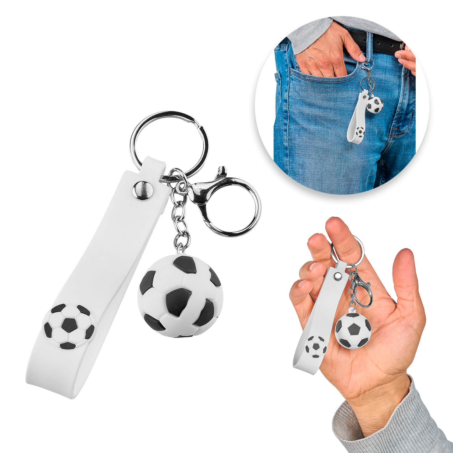 LLAVERO CON PELOTA SOCCER  | Articulos Promocionales