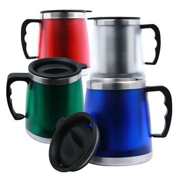 TAZA TÉRMICA METÁLICA  "BARRIL" | Articulos Promocionales
