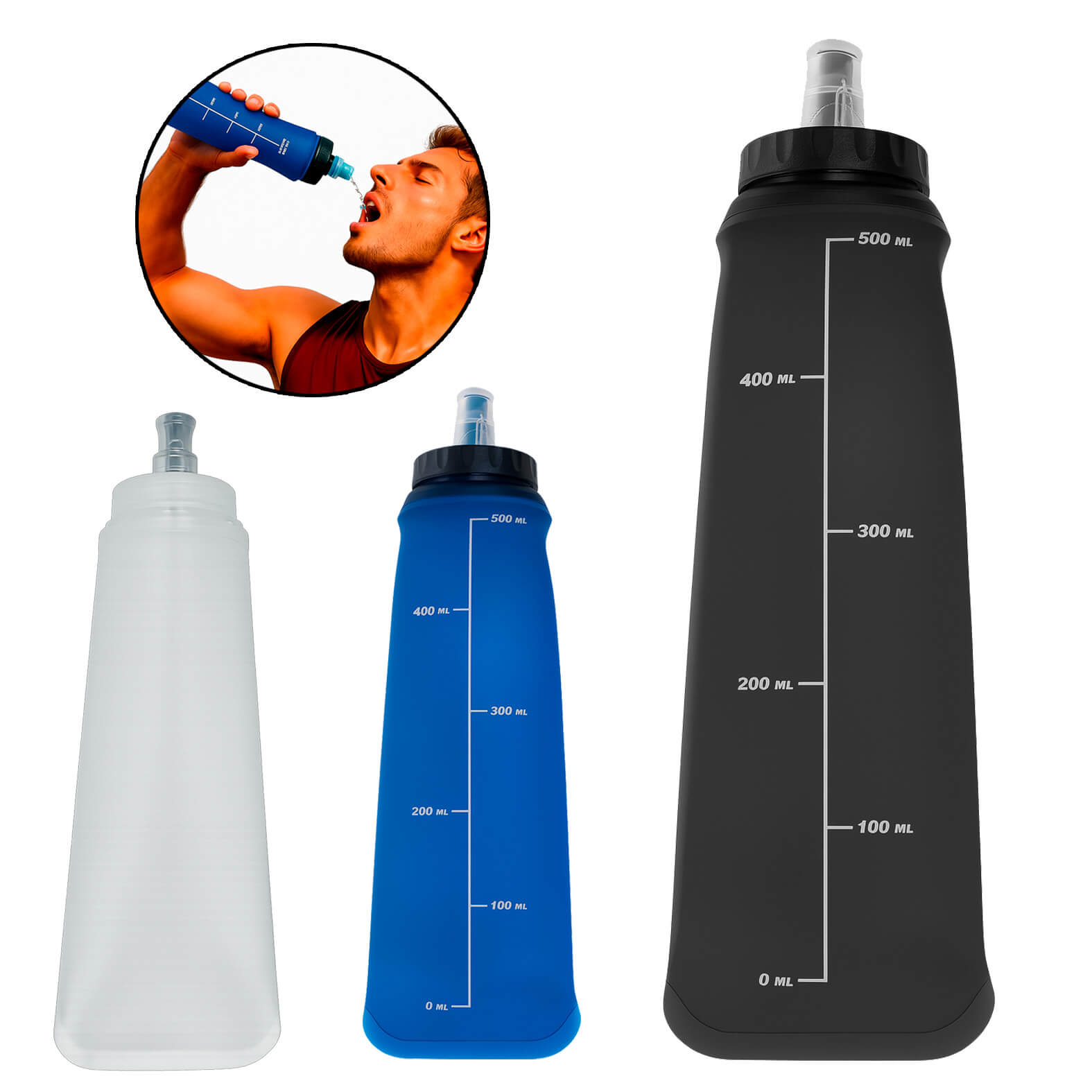 BOTELLA PLEGABLE KONA | Articulos Promocionales