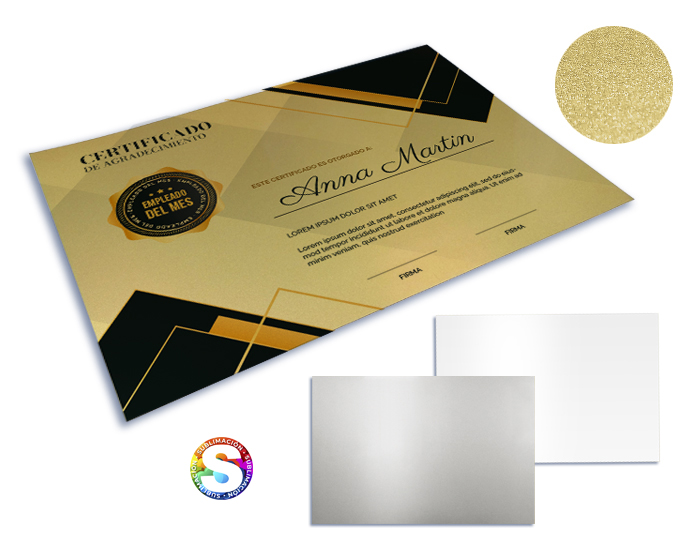 LAMINA DE ALUMINIO GLOSSY | Articulos Promocionales