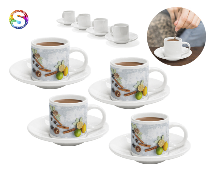 JUEGO DE CAFÉ O TÉ SUBLIMACIÓN MEETING | Articulos Promocionales