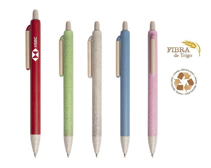 BOLÍGRAFO ECOLÓGICO CORTEZA | Articulos Promocionales