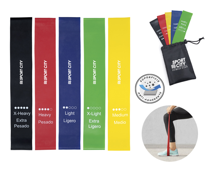 SET DE LIGAS DE RESISTENCIA GYMTIME | Articulos Promocionales