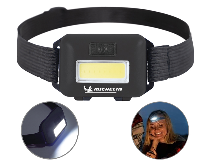 LAMPARA FRONTAL RESISTENTE A LLUVIA MINERO | Articulos Promocionales