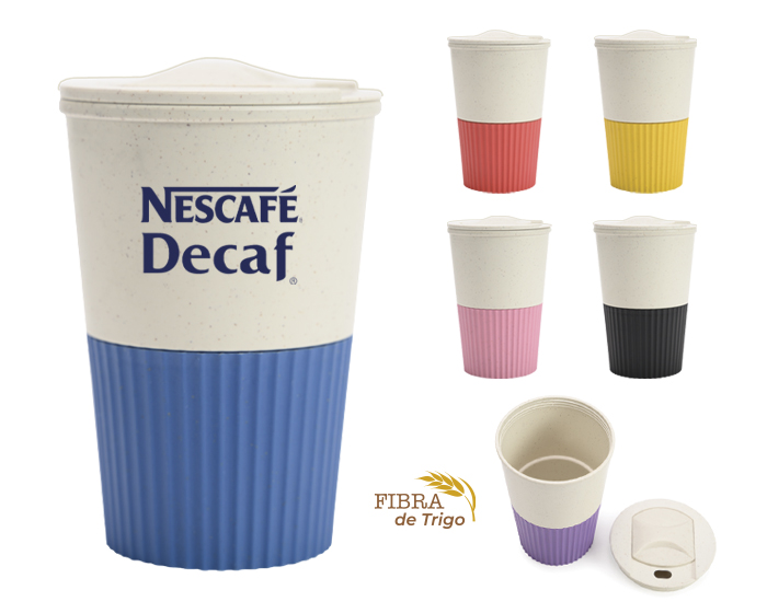 VASO DE FIBRA DE TRIGO COFFY  | Articulos Promocionales