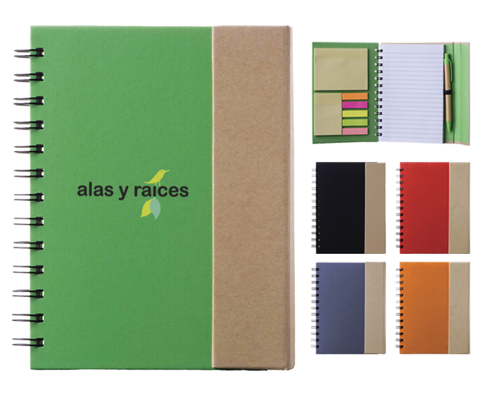 LIBRETA ECOLOGICA MINNA | Articulos Promocionales