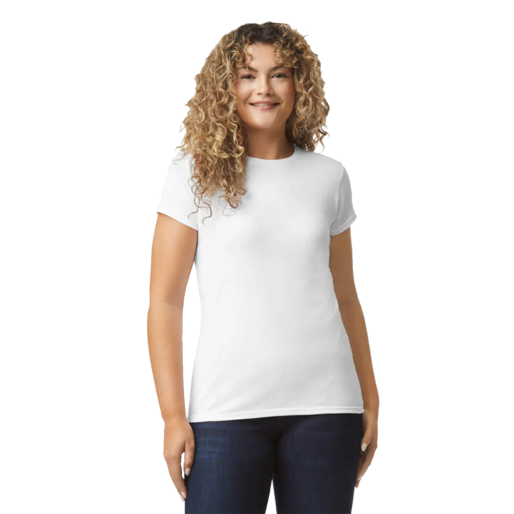 Playera Dama Blanca Tallas S-XL | Articulos Promocionales