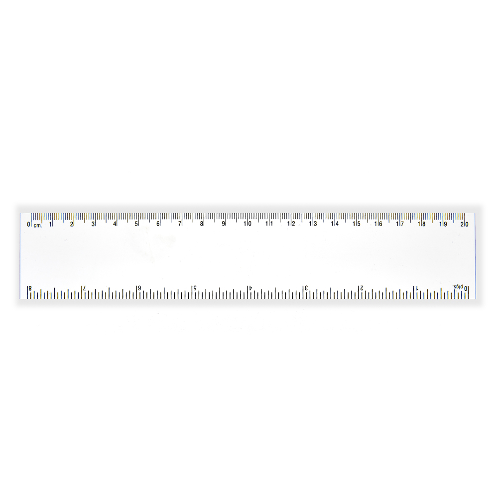 Regla de estireno calibre 30 (20 CM) | Articulos Promocionales