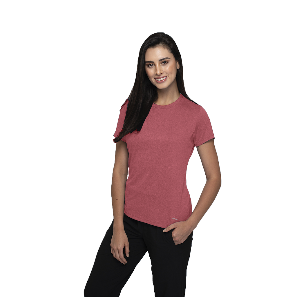 PLAYERA DRYFIT DAMA CUELLO REDONDO JASPEADA TALLAS 2XL-3XL | Articulos Promocionales