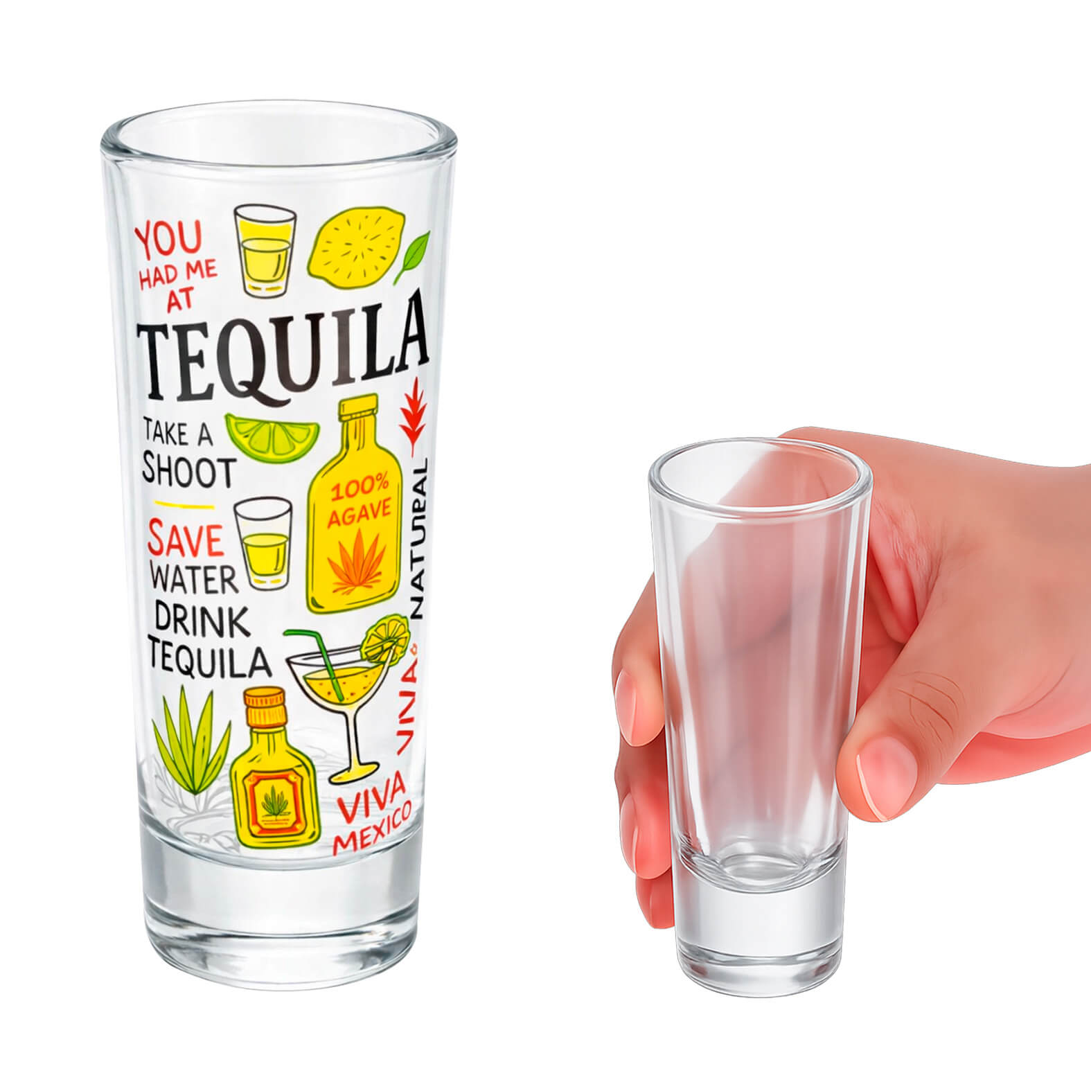 TEQUILERA DE VIDRIO WINKY | Articulos Promocionales