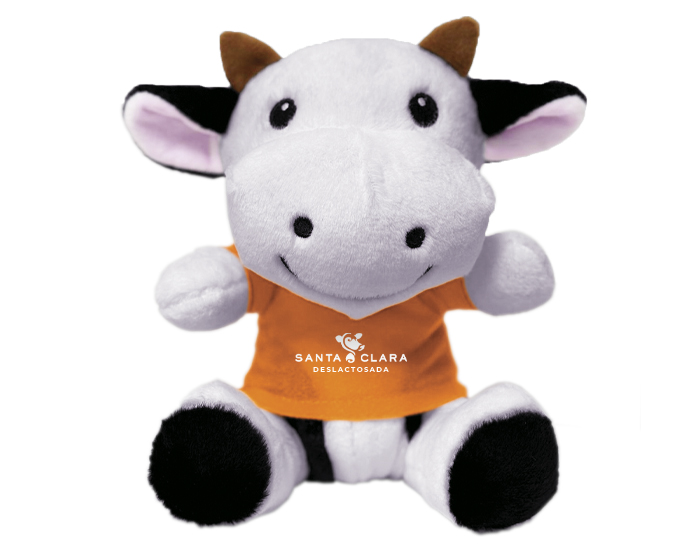 MUÑECO DE PELUCHE EN FORMA DE VACA ADELINA | Articulos Promocionales