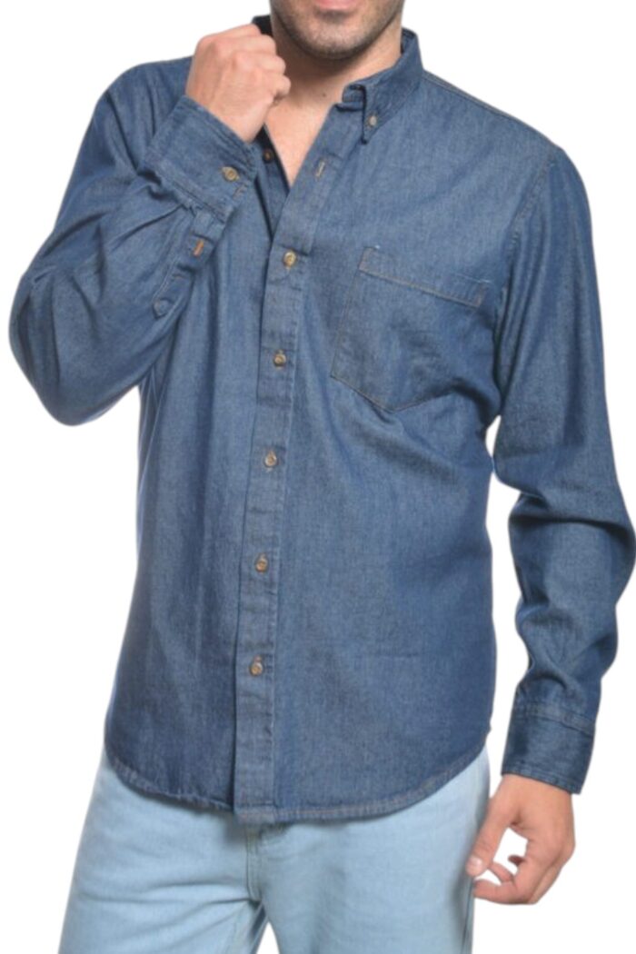 CAMISA MEZCLILLA CABALLERO TALLAS XCH , CH , M , L , XL | Articulos Promocionales