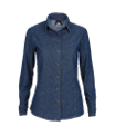 BLUSA DE MEZCLILLA DAMA TALLAS 2XCH- XL | Articulos Promocionales