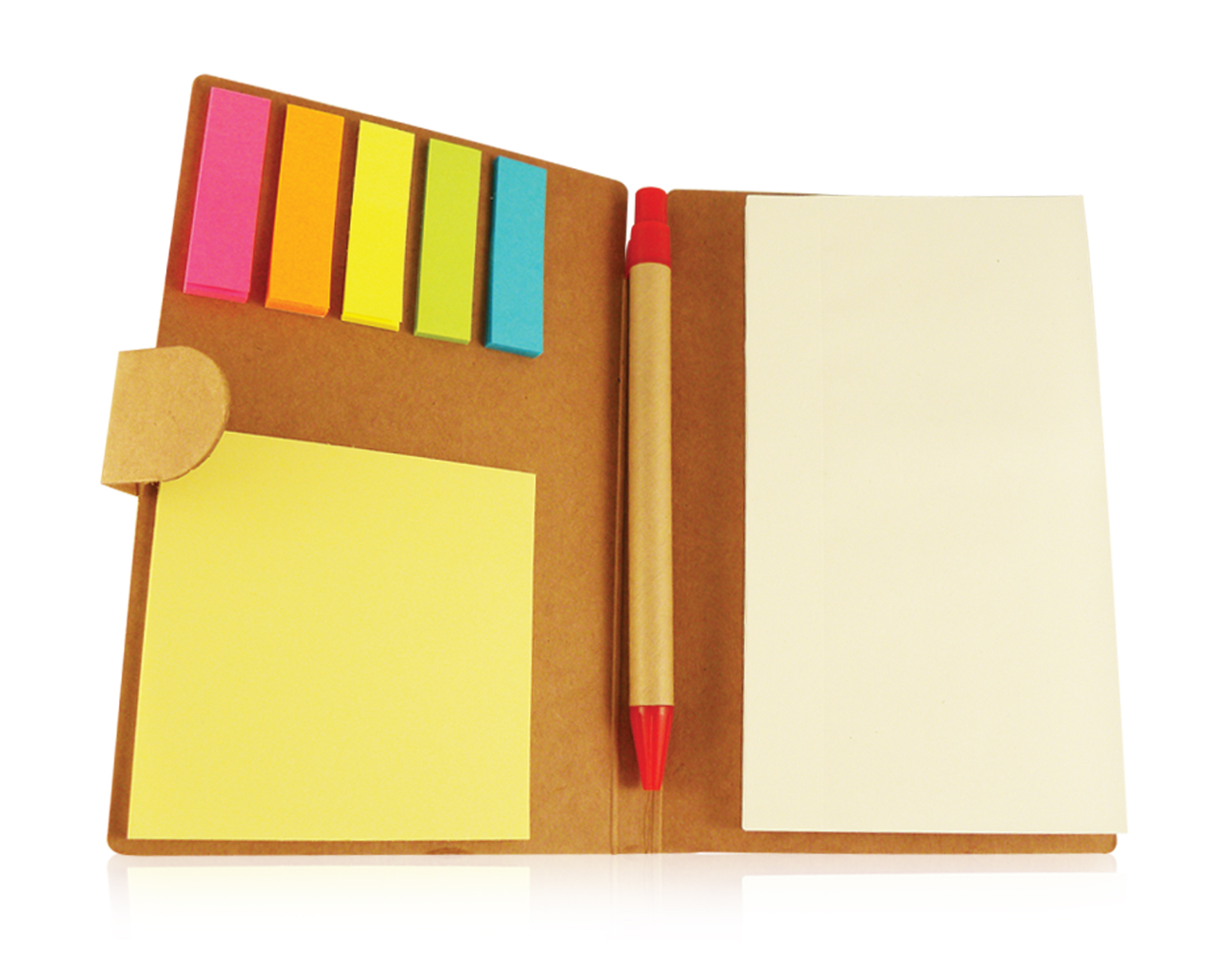 KIT DE NOTAS ADHESIVAS CON PLUMA | Articulos Promocionales