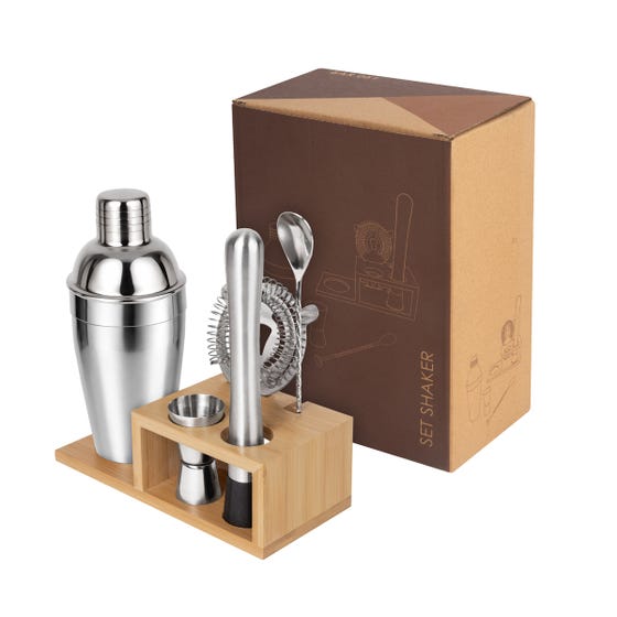 SET DE MIXOLOGIA SHAKER KORAI | Articulos Promocionales