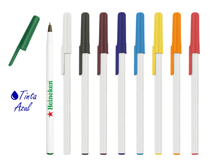 BOLÍGRAFO BASIC DE TINTA AZUL | Articulos Promocionales