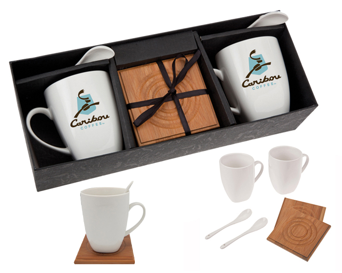 SET DE TAZAS BAMBÚ | Articulos Promocionales