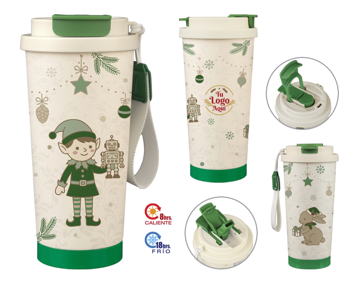TERMO NAVIDEÑO ELFO | Articulos Promocionales