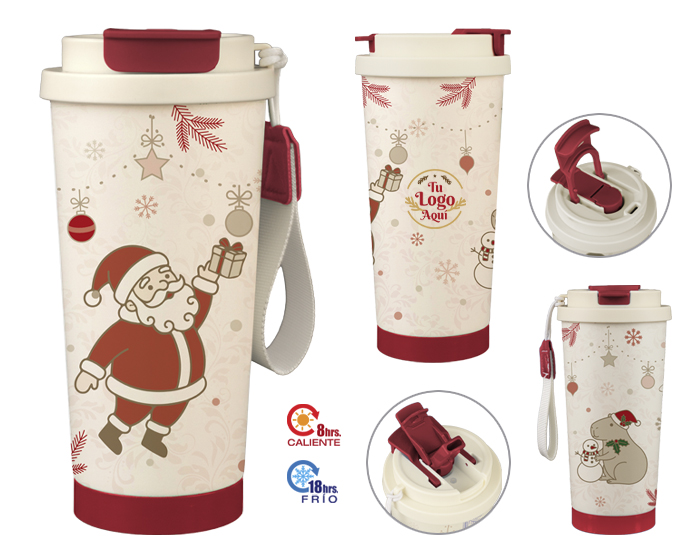 TERMO NAVIDEÑO SANTA | Articulos Promocionales